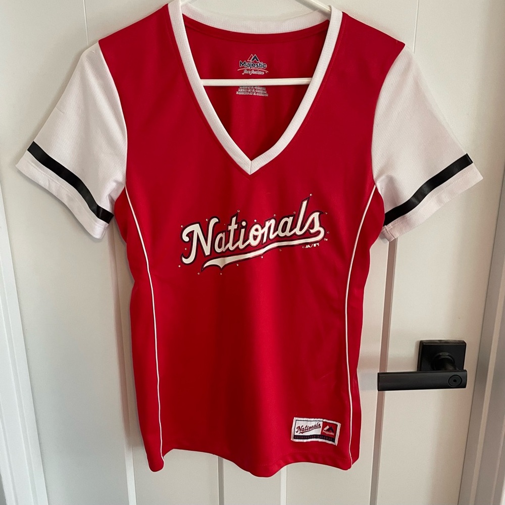 Washington Nationals women’s jersey style top